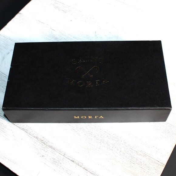 Black and Gold Tone Sant Morta Necklace - Picture 9 of 9